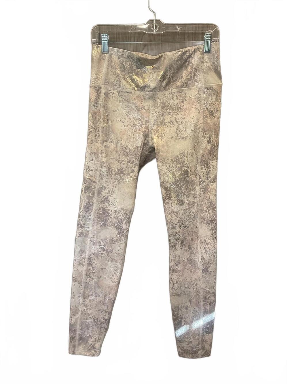 Apana  Pink / Gray Womens Athletic Leggings Size Medium